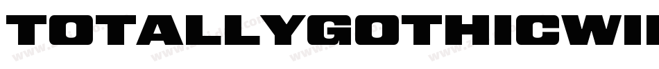 TotallyGothicWideCaps Regular字体转换